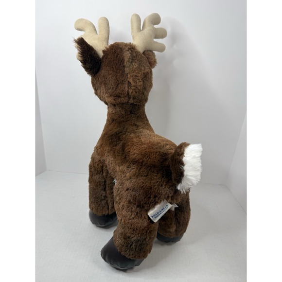 BUILD‎ A BEAR 18" Dasher Reindeer Christmas Plush Stuffed Animal, Green Eyes - Picture 5 of 9